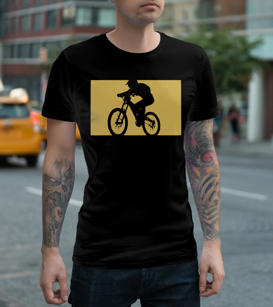 Mountain Biking Silhouette Adventure T-Shirt