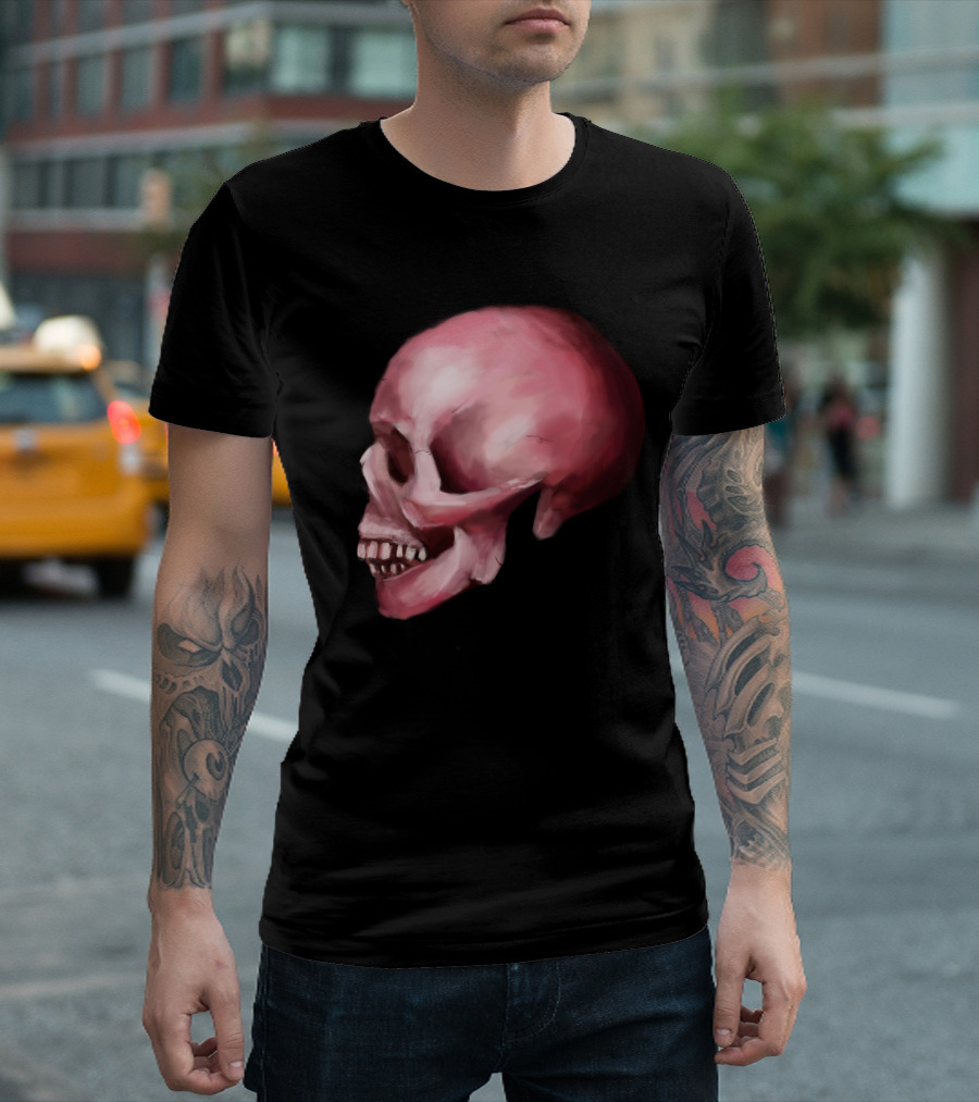 Pink Skull Concept Digital T-Shirt