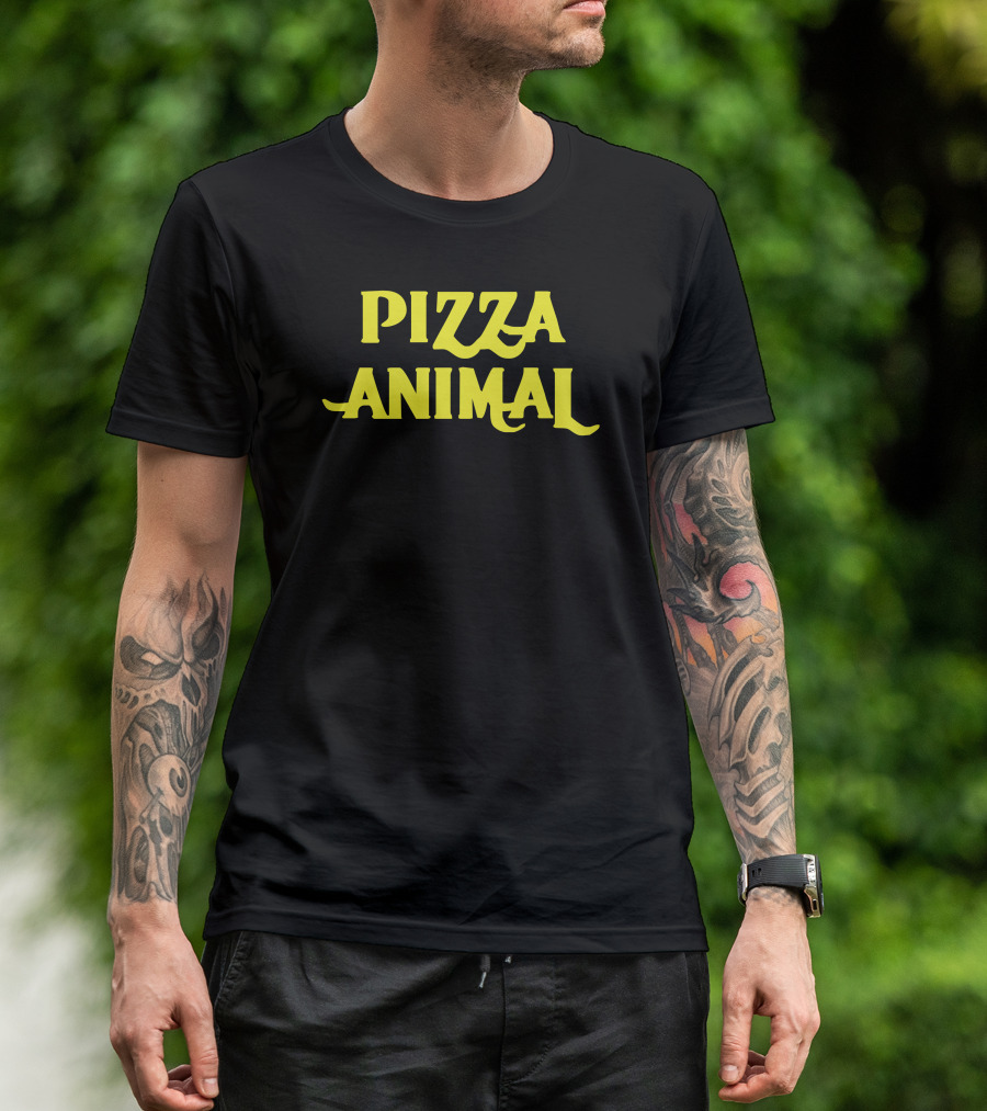 Pizza Animal Funny Diet Gym New T-Shirt