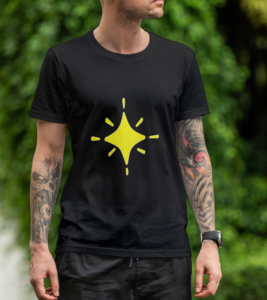 Shiny Star Symbol Radiance T-Shirt