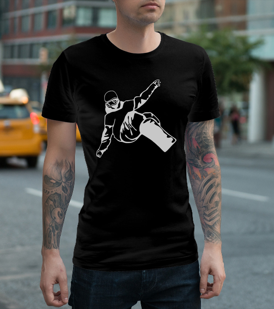 Snowboarder Freestyle Piste Snowboarden Sport Action T-Shirt