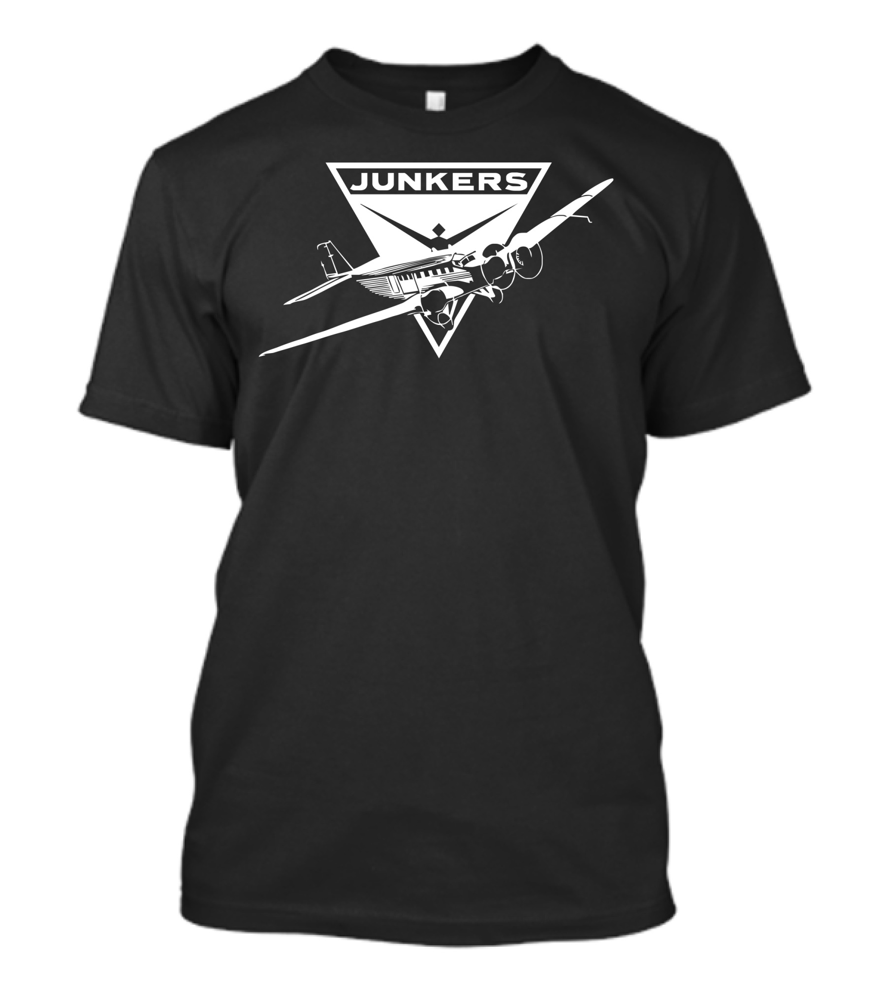 Junkers Ju 53 Luftwaffe Oldschool Kult Flieger Tanten Aircraft T-Shirt