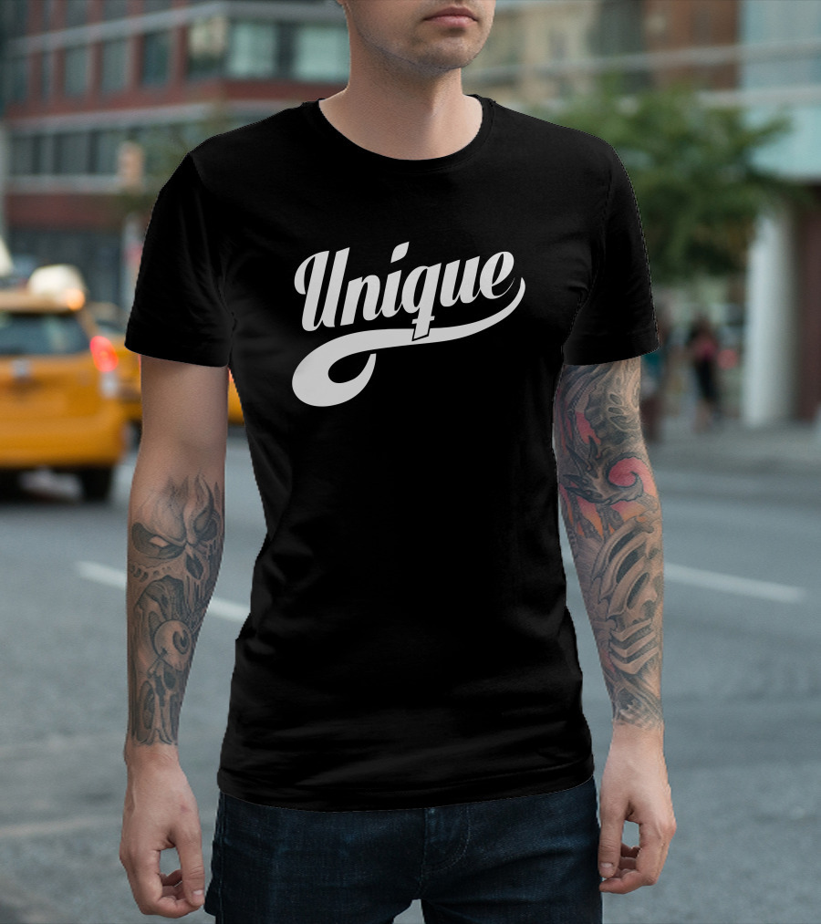 Unique Retro Script T-Shirt