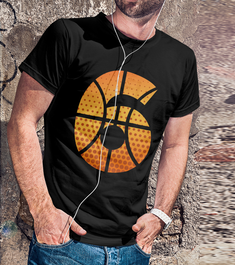 Basketball-Themed Number 6 T-Shirt