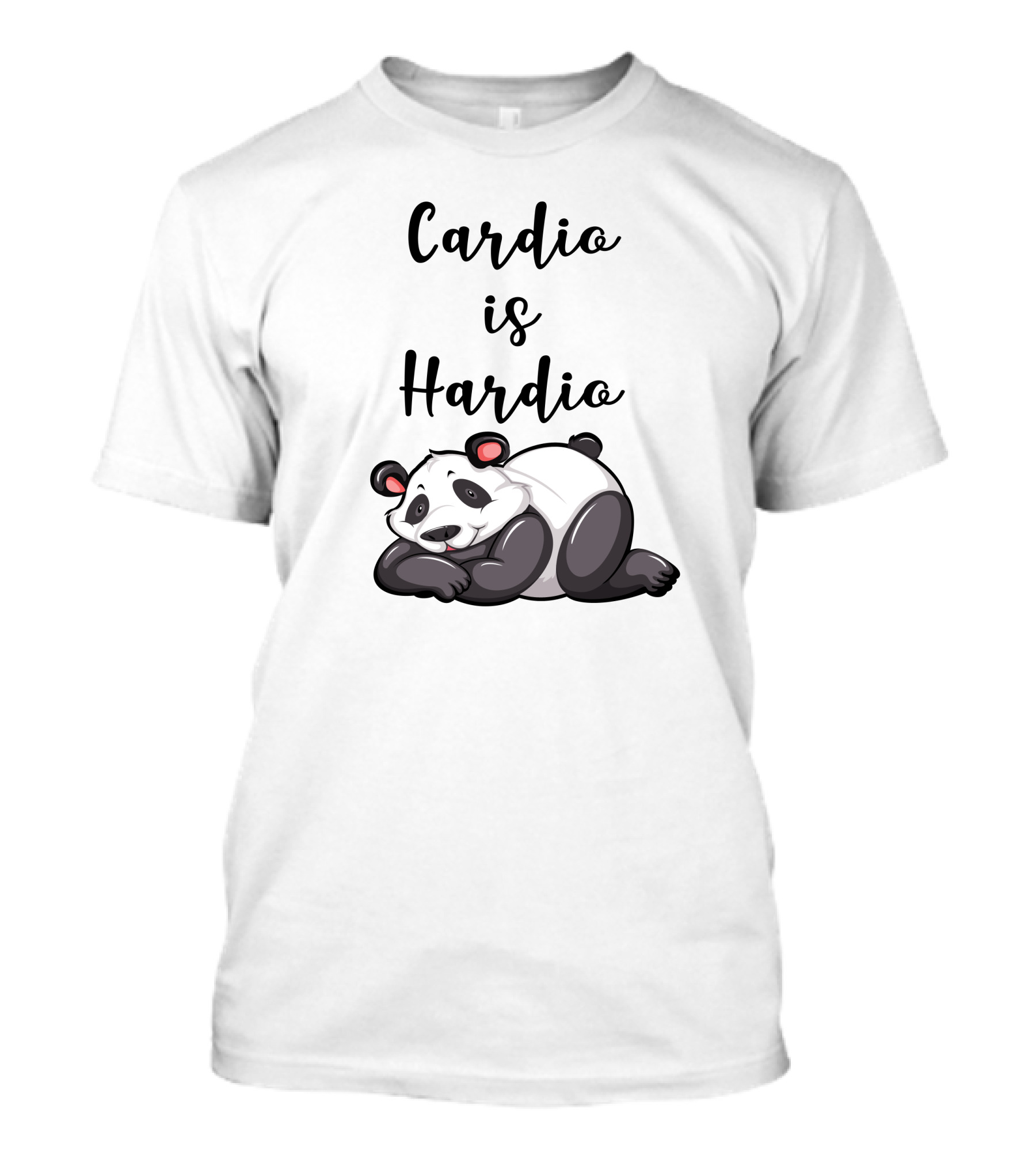 Cardio Is Hardio Panda Relaxing T-Shirt