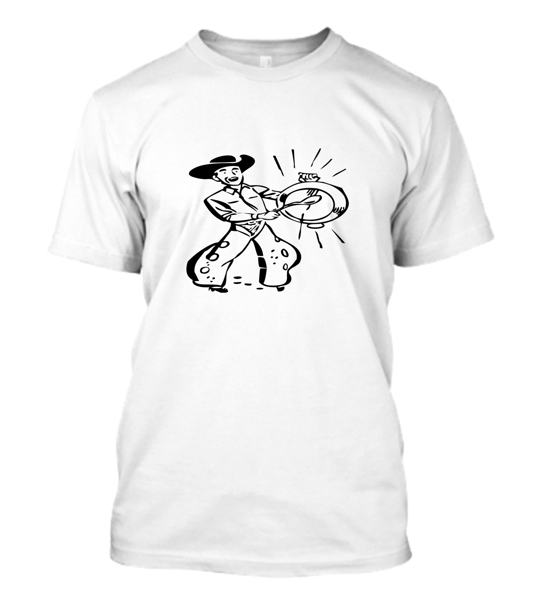 Coboy Style Roping Cowboy T-Shirt