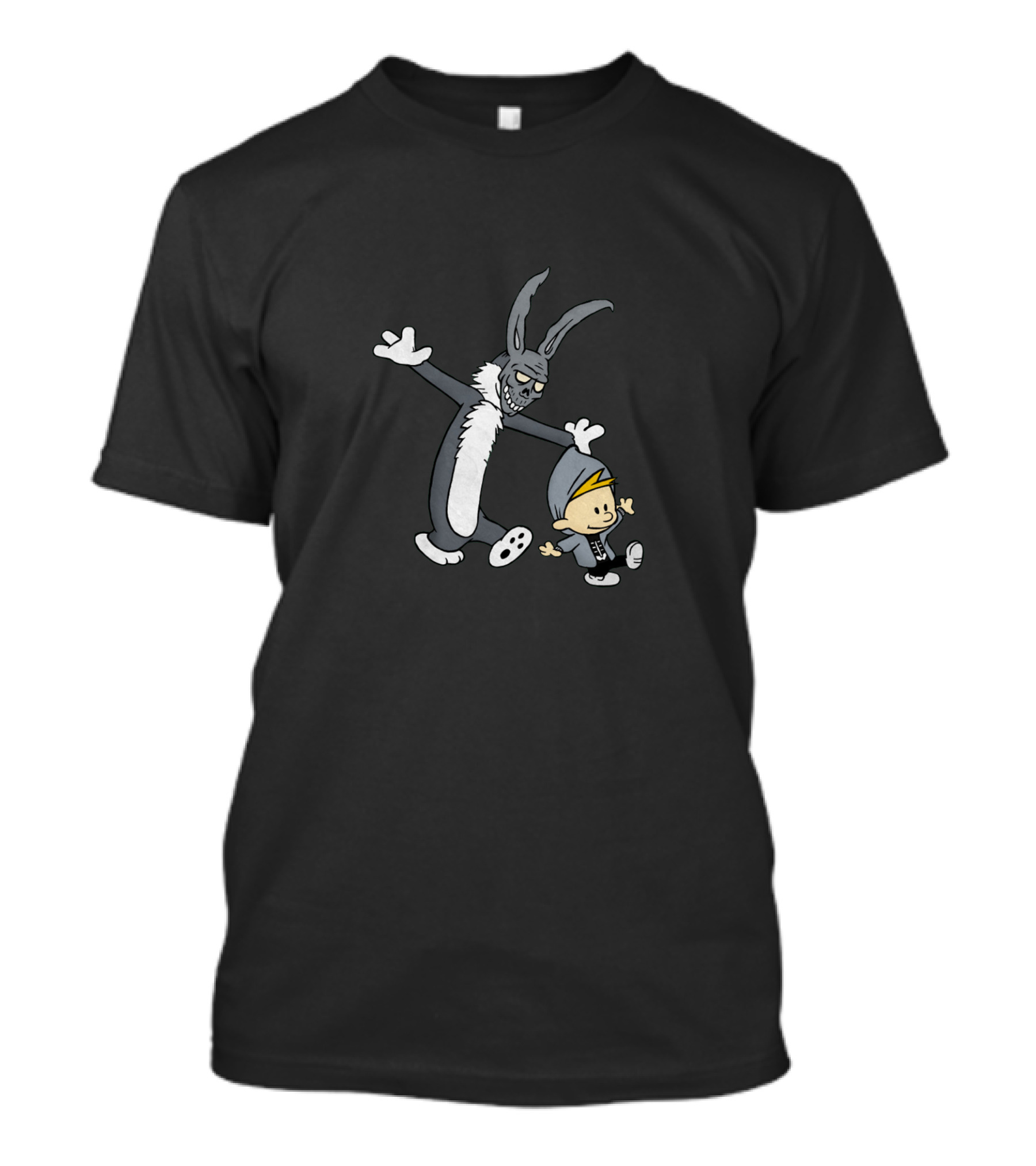 Donnie Darko Calvin Hobbes Mashup Of Frank And Child Dancing T-Shirt