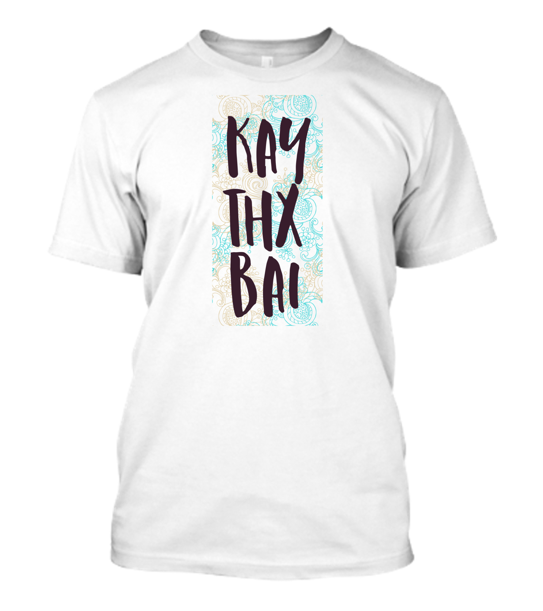 Okay Thx Bai Mandala Swirl T-Shirt