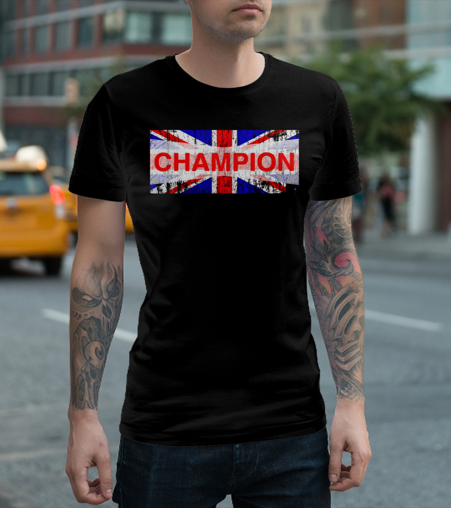 Champion Union Jack Flag T-Shirt