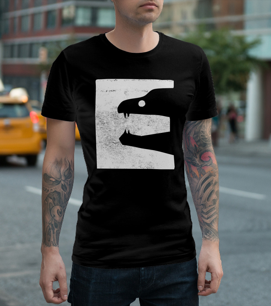 Eels Square Silhouette Bold Contrast Layered T-Shirt
