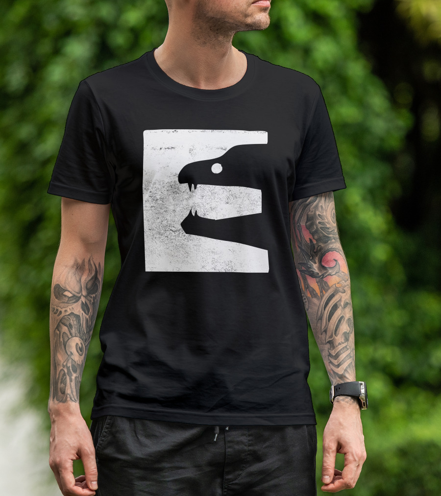 Eels Square Silhouette Bold Contrast Layered T-Shirt