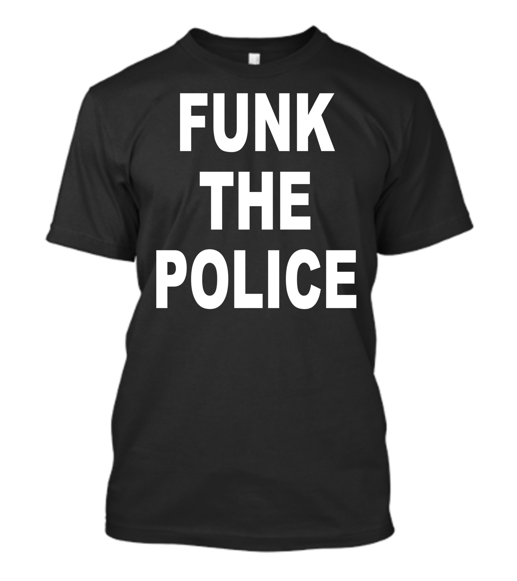 Funk The Police Textual Play T-Shirt