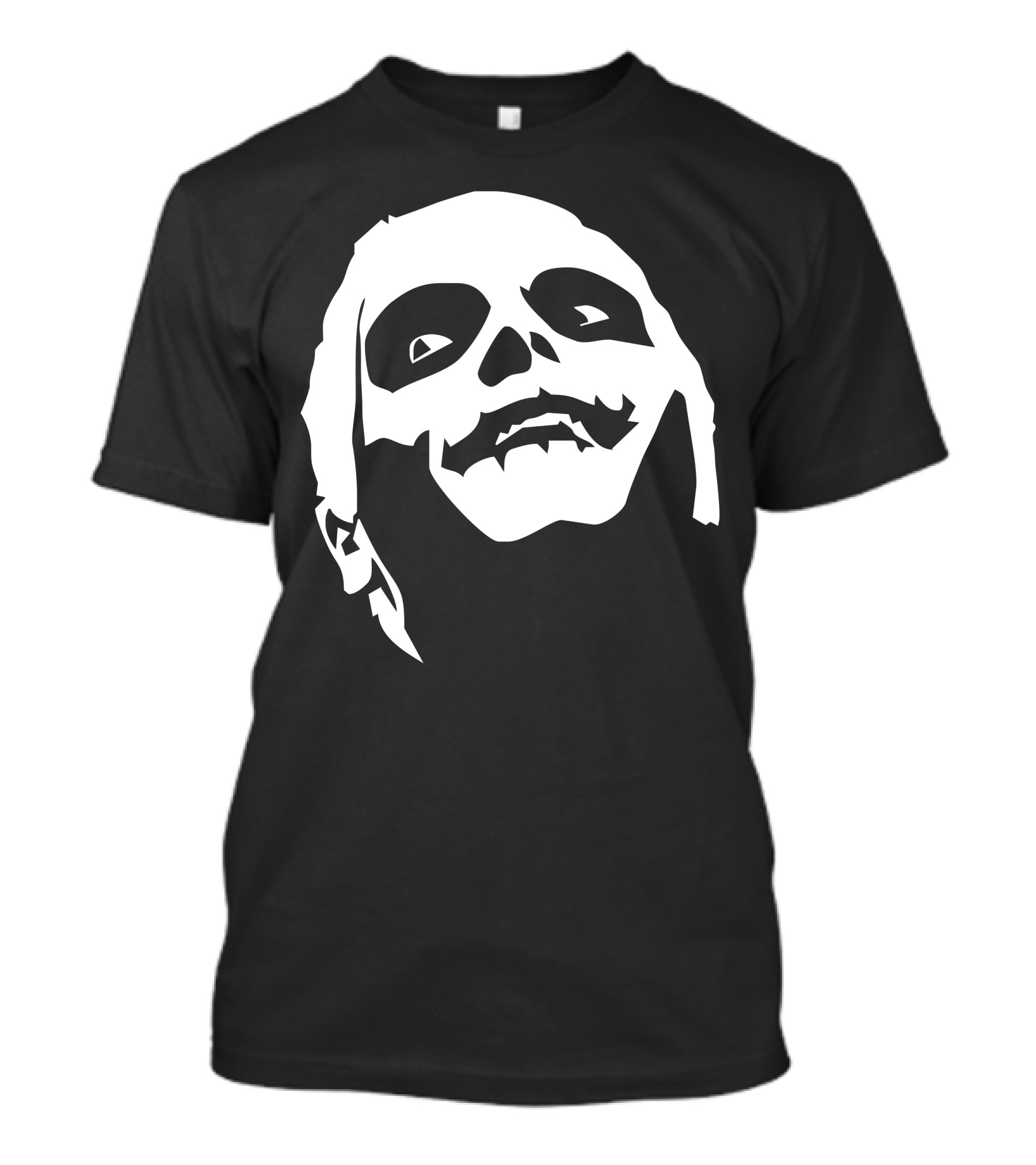 Gerard Way Skeleton Face Stencil White T-Shirt