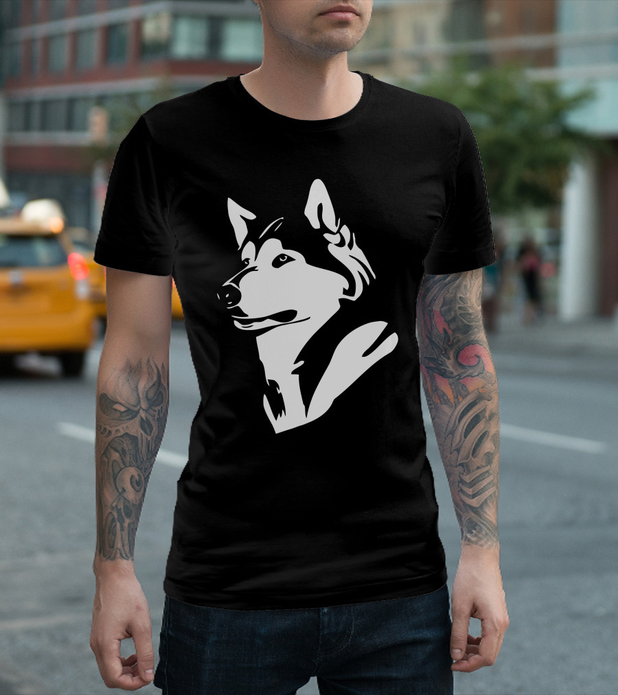Husky Siberian Wolf Dog T-Shirt