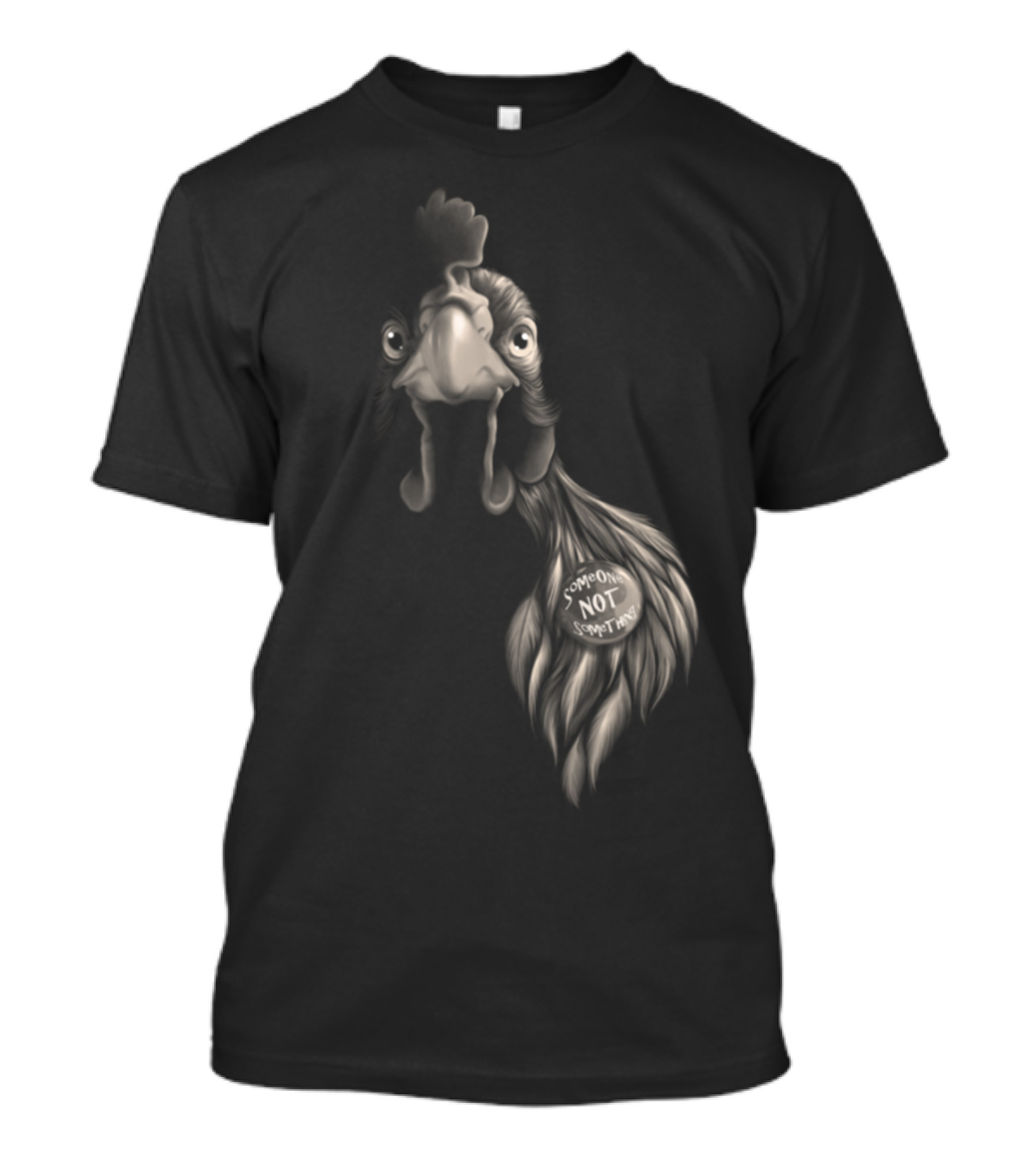 Liqid Ink Yellow Someone Not Something Rooster T-Shirt