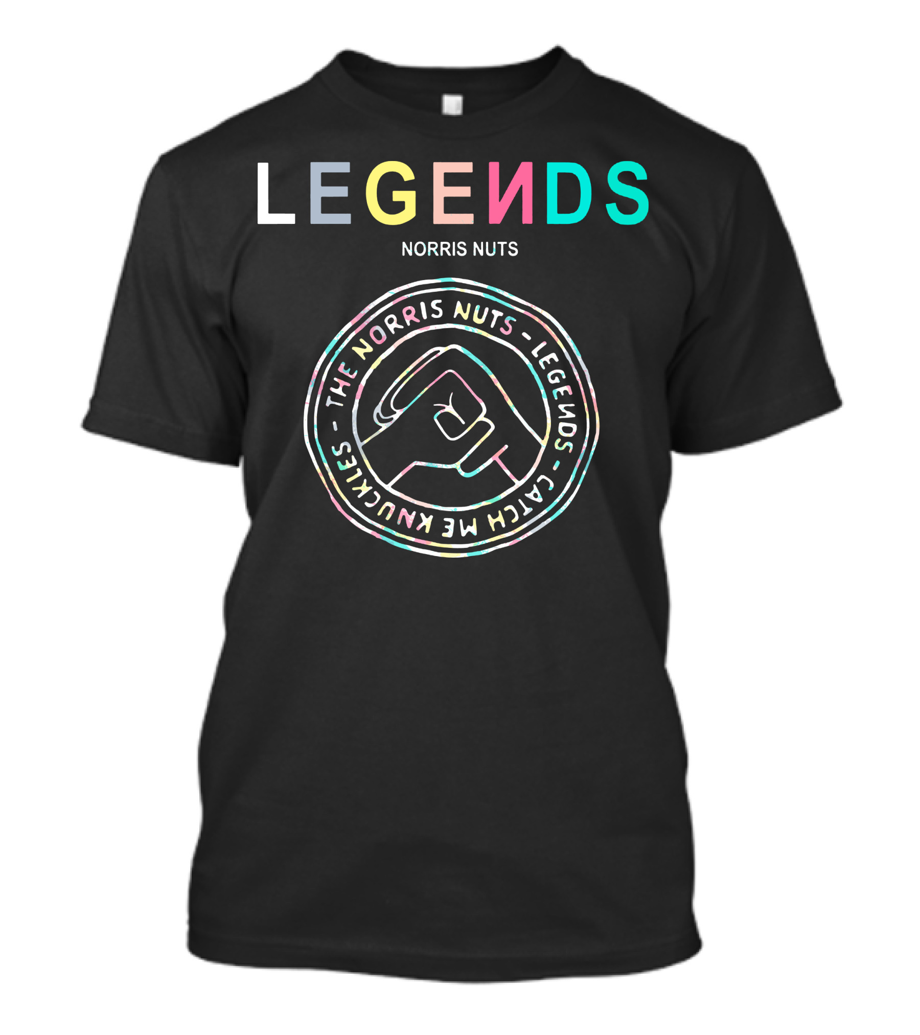 LEGENDS Norris Nuts Watch Me Knuckles T-Shirt