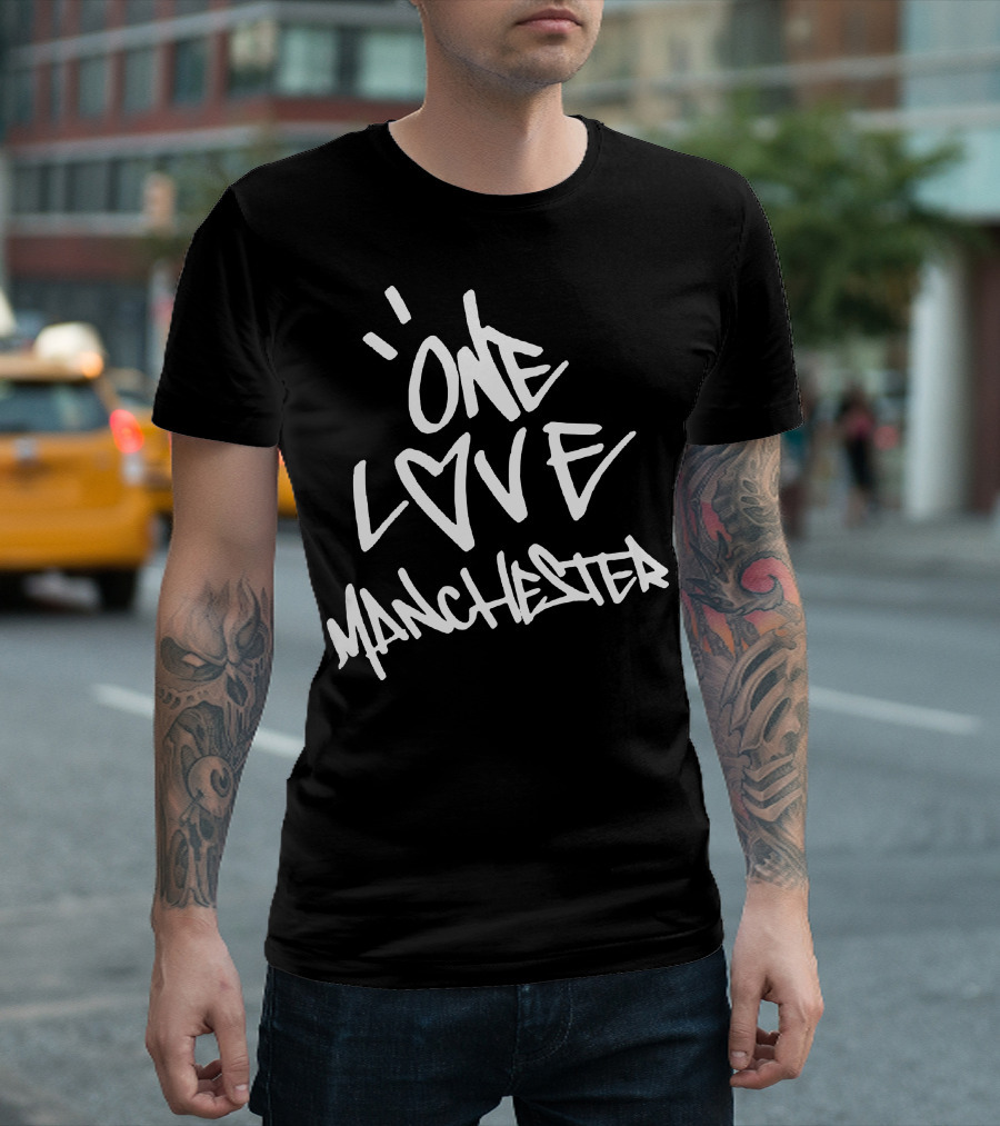 One Love Manchester Dark T-Shirt