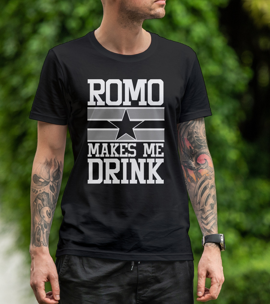 Romo Makes Me Drink Star Icon T-Shirt