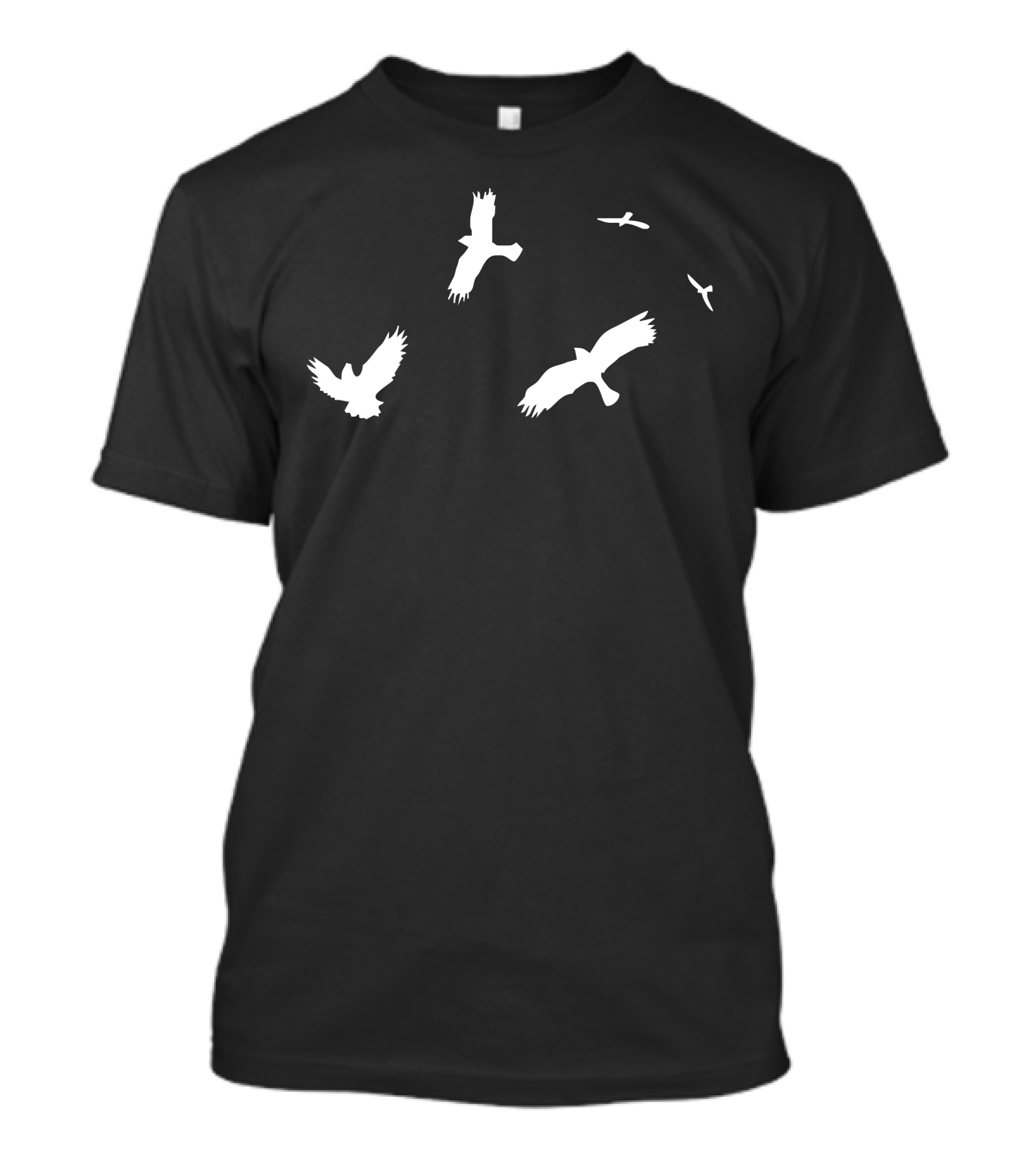 Rooks Ravens Hitchcock Gothic Birds Flight T-Shirt