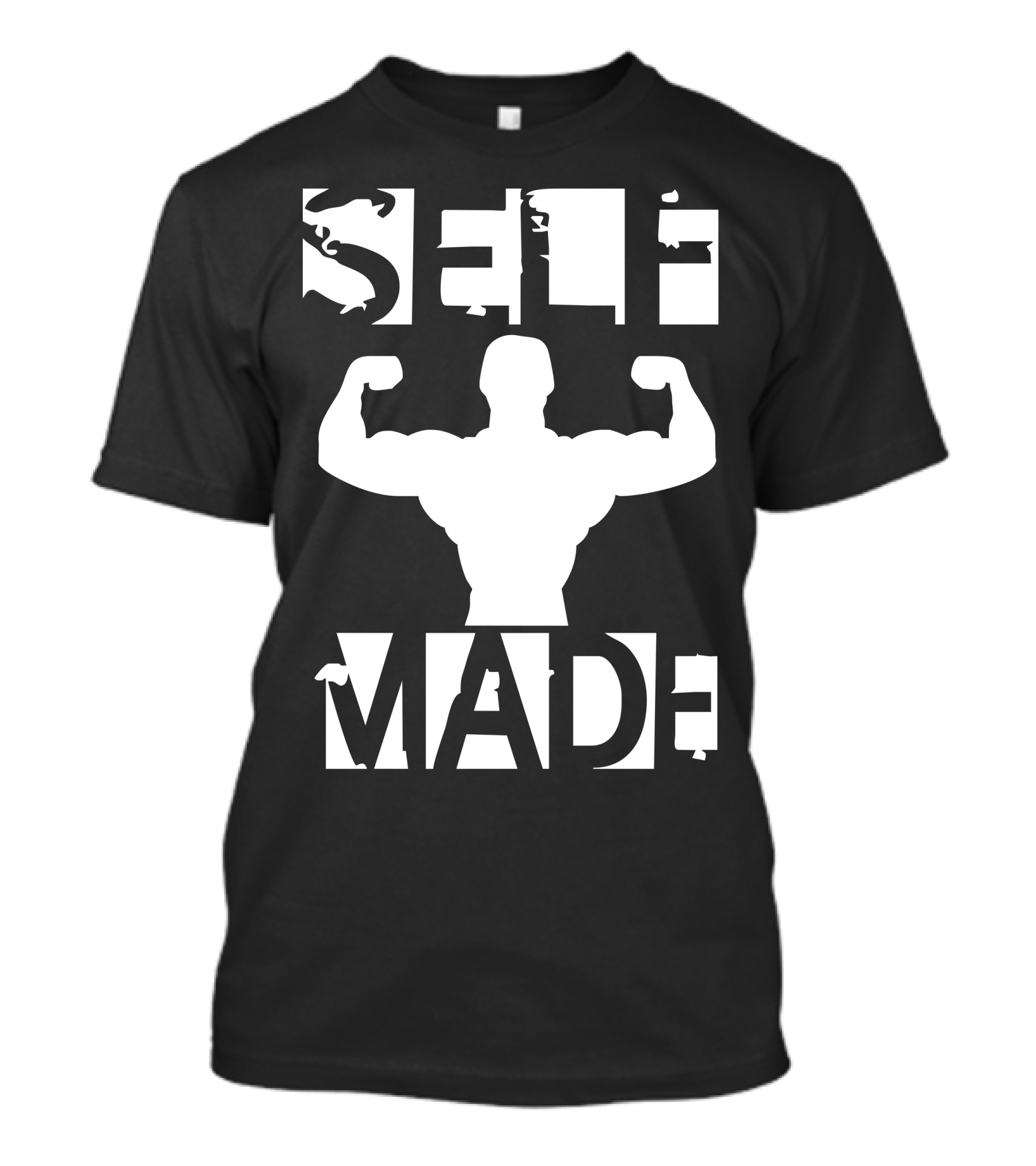 Self Made Flexing Bodybuilder T-Shirt