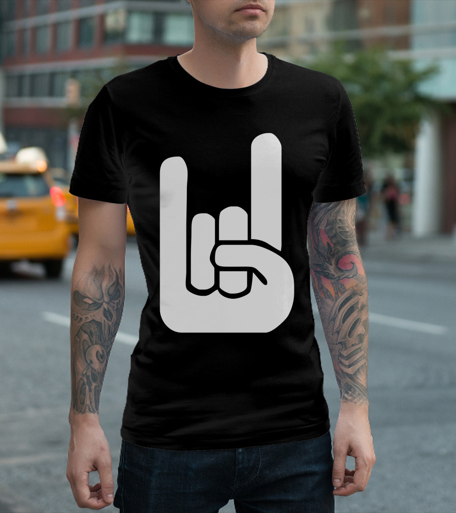 Surfer Fingers Hand Gesture Iconic T-Shirt