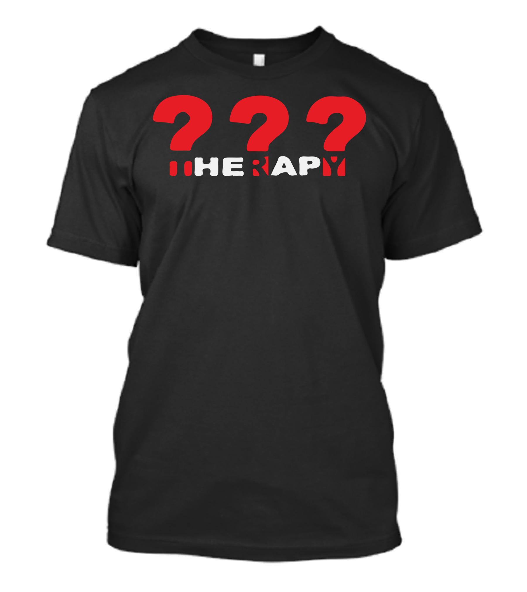 Question Mark Thearapy Red T-Shirt