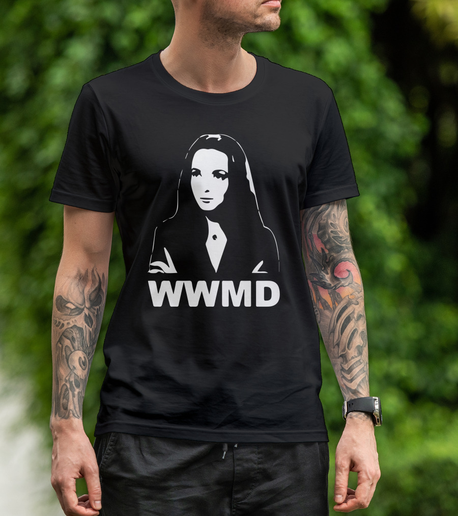 WWMD What Would Morticia Do Addams Family Iconic T-Shirt