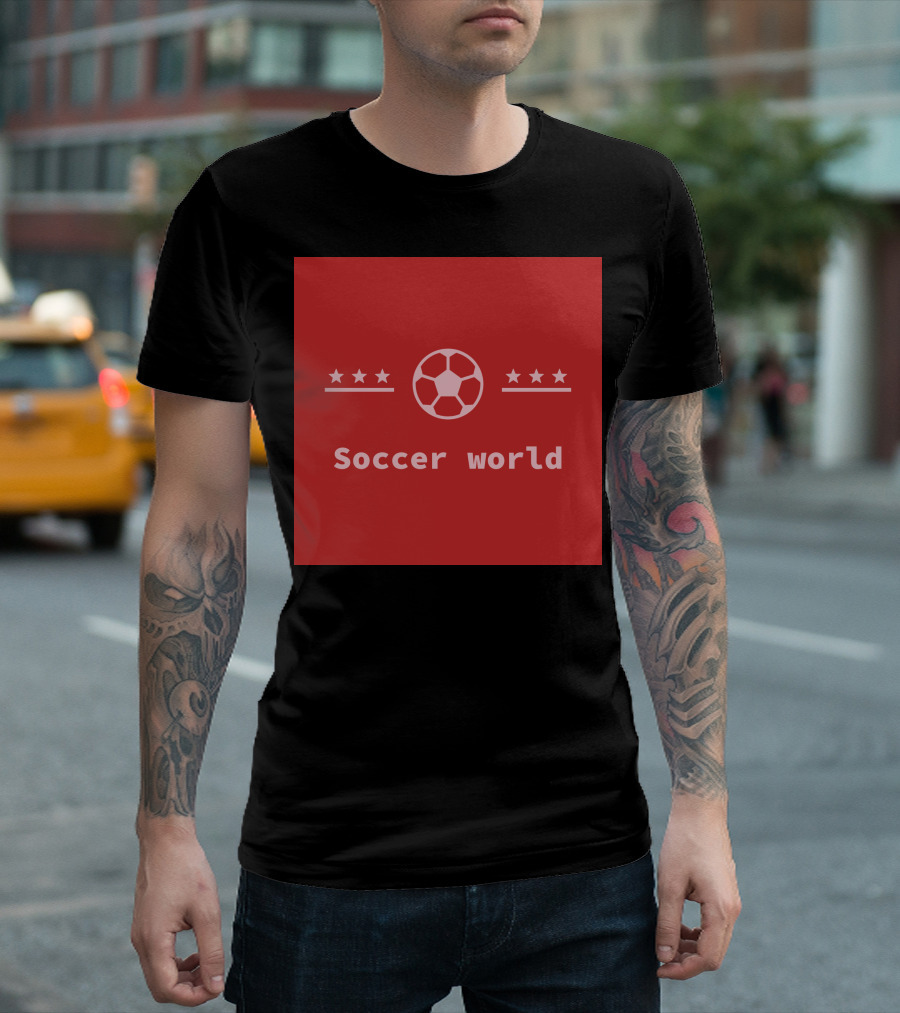 Soccer World Stars Ball T-Shirt