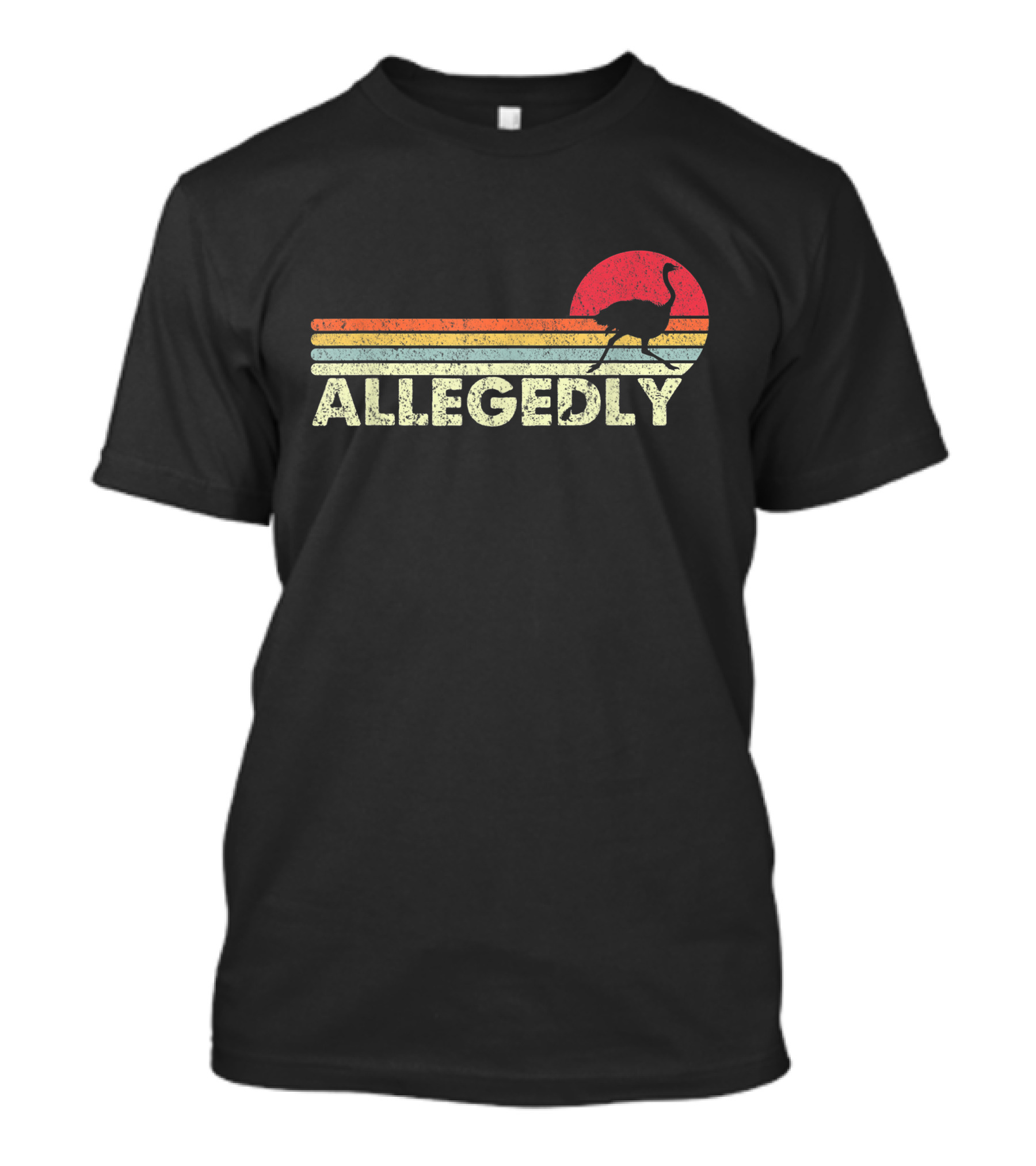 Allegedly Ostrich Vintage Sunset 70s T-Shirt