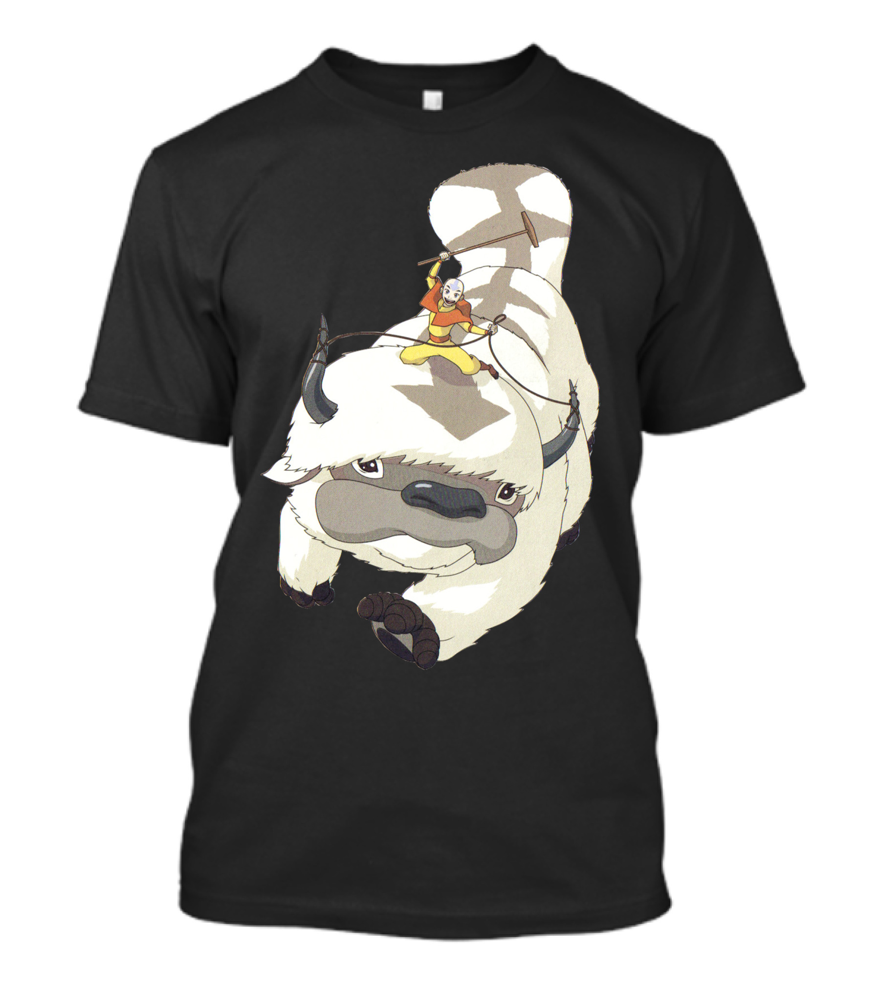 Avatar Aang Riding Appa Sky Bison T-Shirt