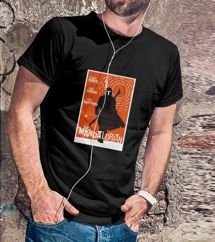 Pedro Pascal Gina Carano Carl Weathers In The Mandalorian T-Shirt