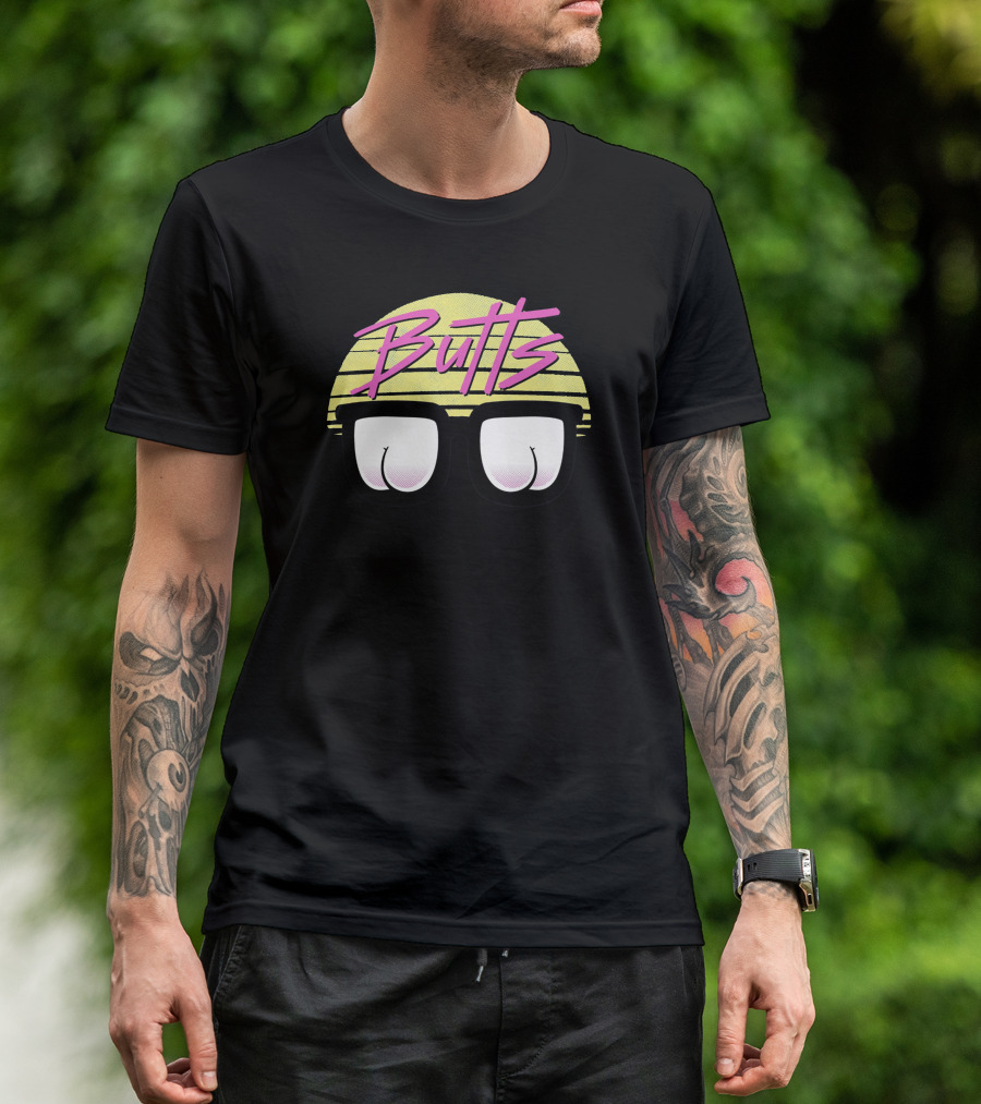 Butts Retro Sunglasses T-Shirt