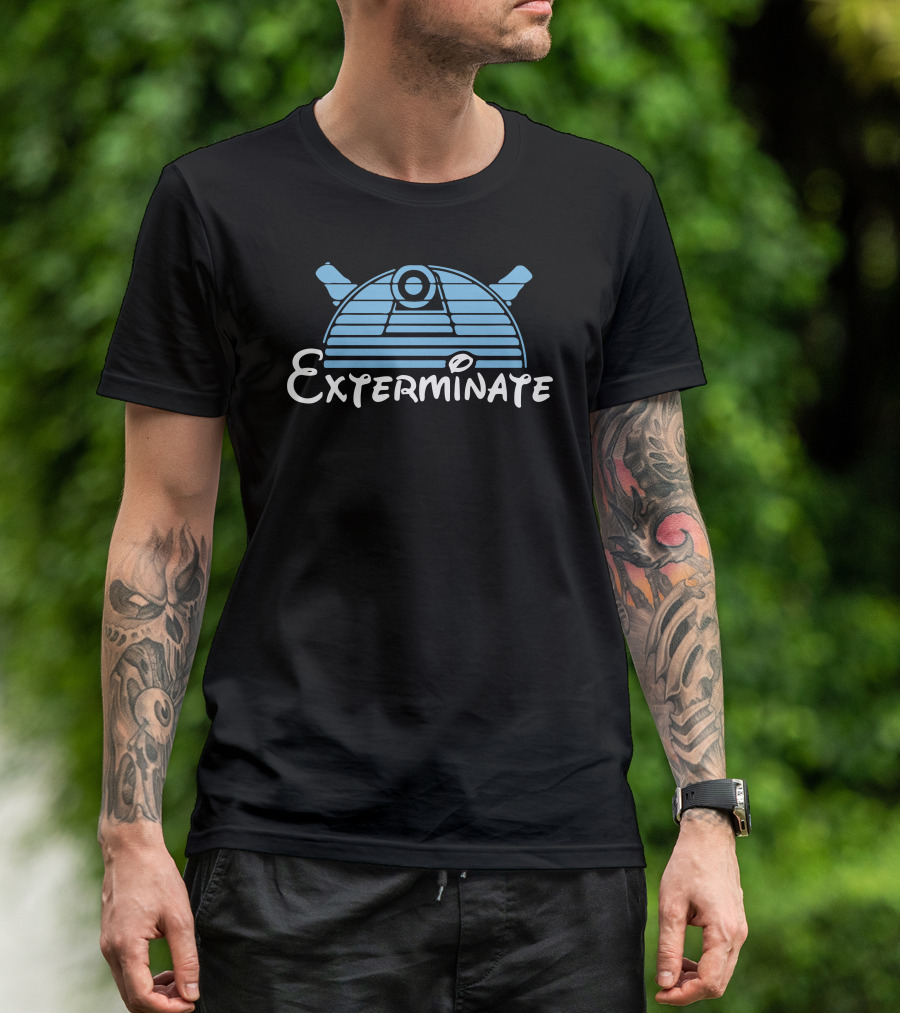 Exterminate Dalek Dr Who Inspired T-Shirt