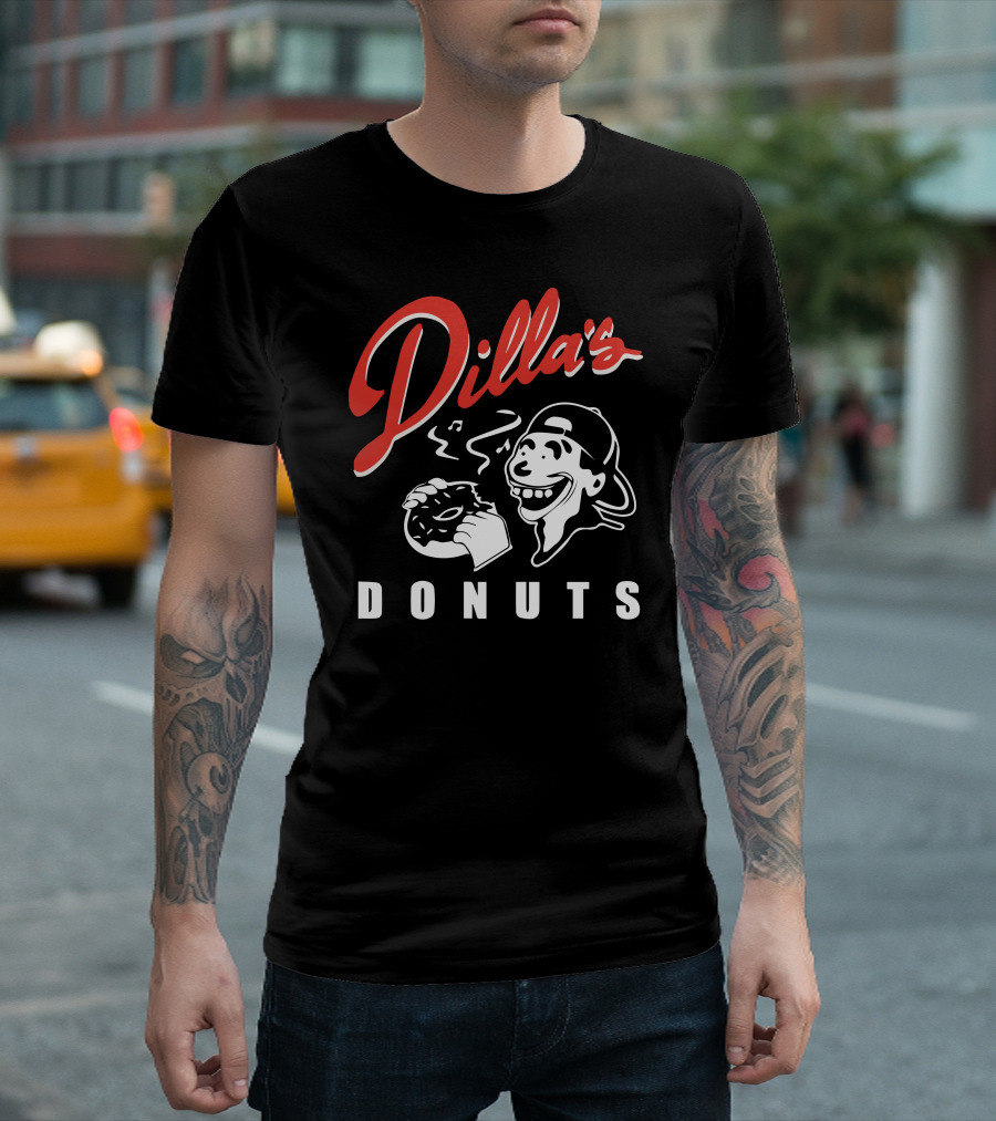 J Dilla Dillas Donuts Musician T-Shirt