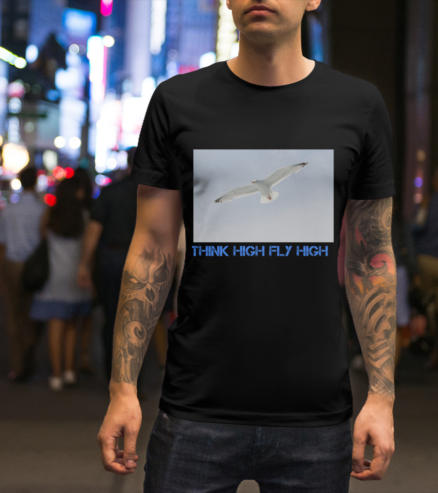 THINK HIGH FLY HIGH Eagle Fly T-Shirt