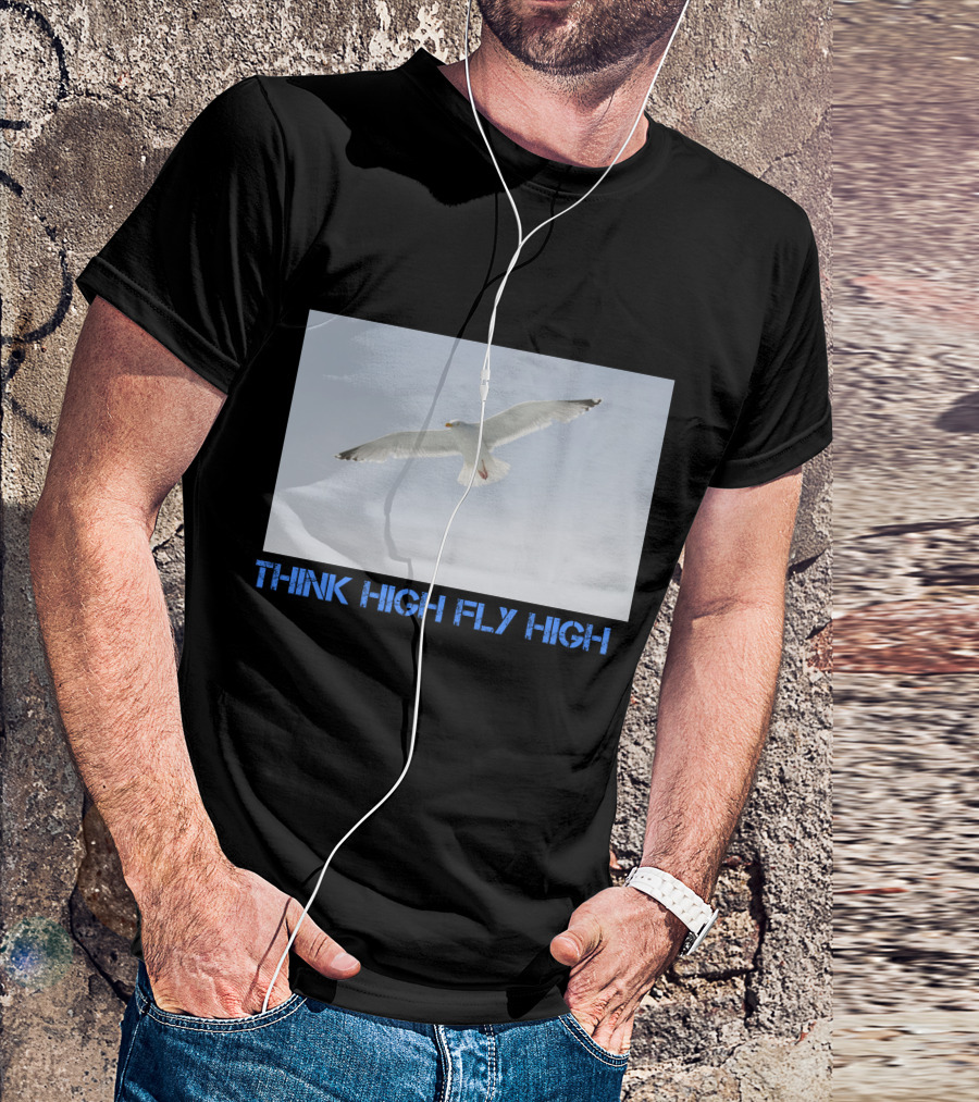 THINK HIGH FLY HIGH Eagle Fly T-Shirt