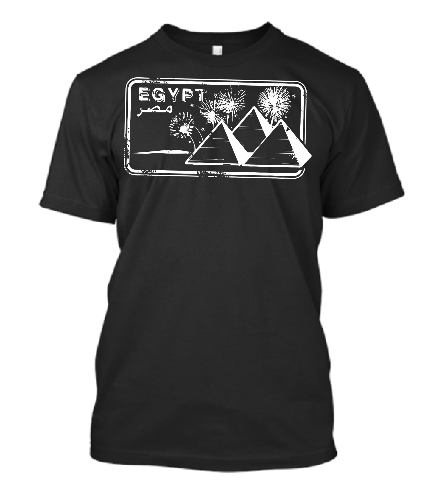 Egypt Pyramid Fireworks T-Shirt