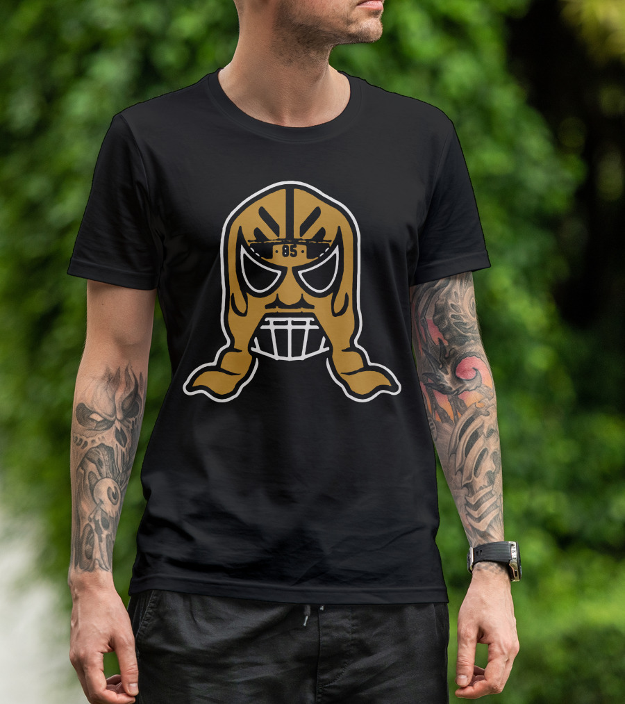 George Kittle 85 Lucha Libre Mask T-Shirt