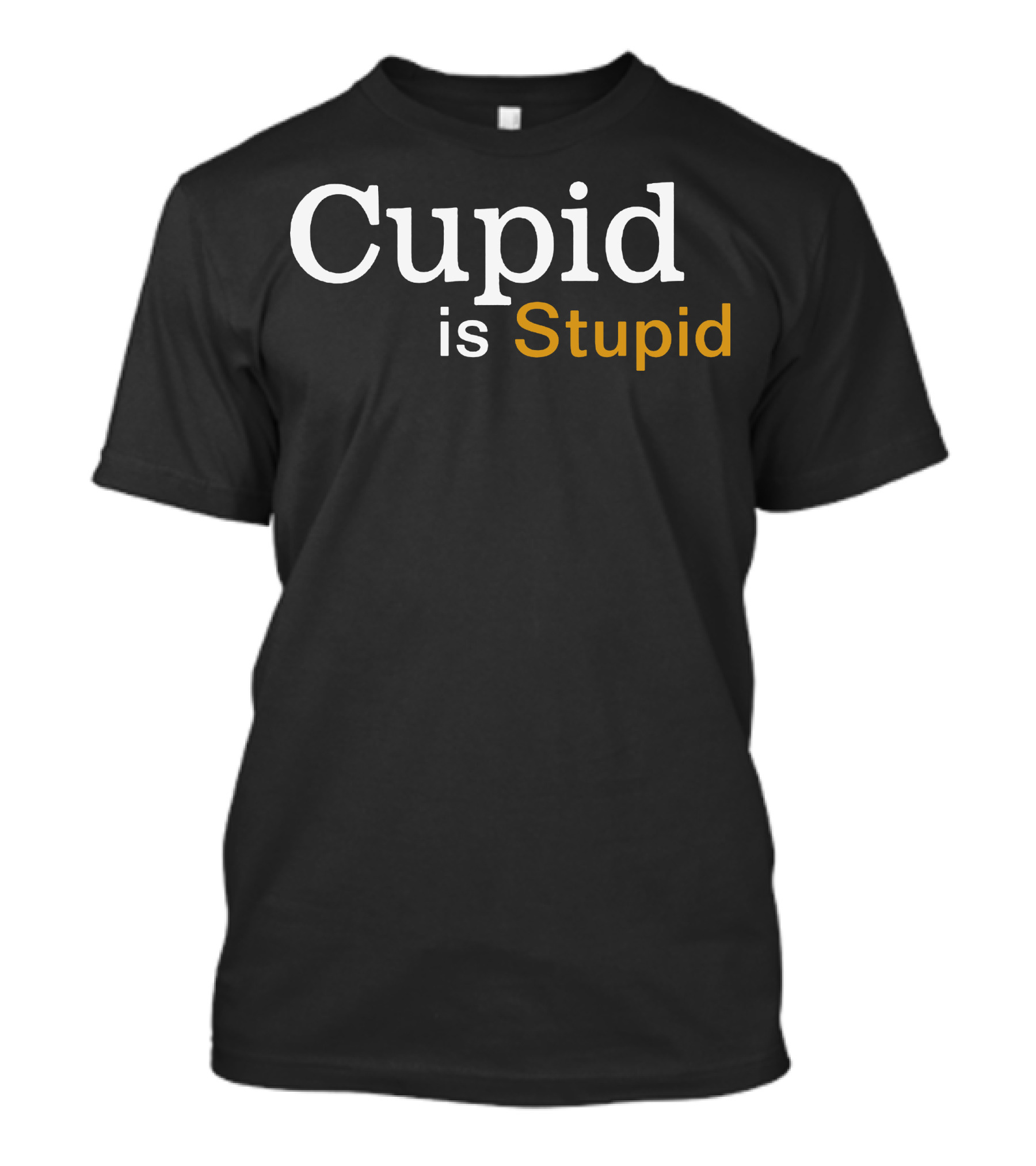 Goth Cupid Is Stupid Anti Valentine T-Shirt