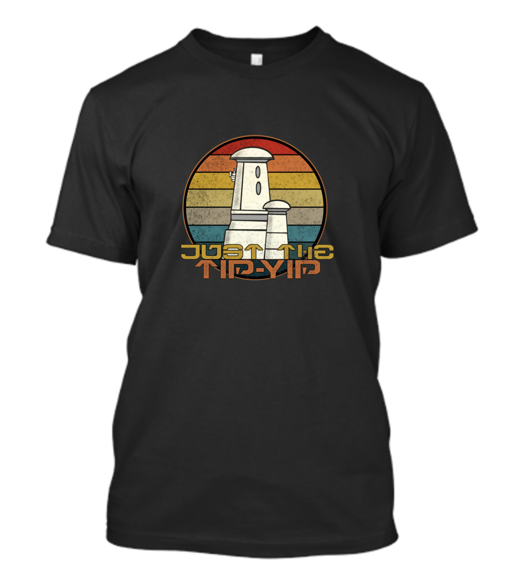 Just The Tip Yip Vintage Sunset Towers T-Shirt