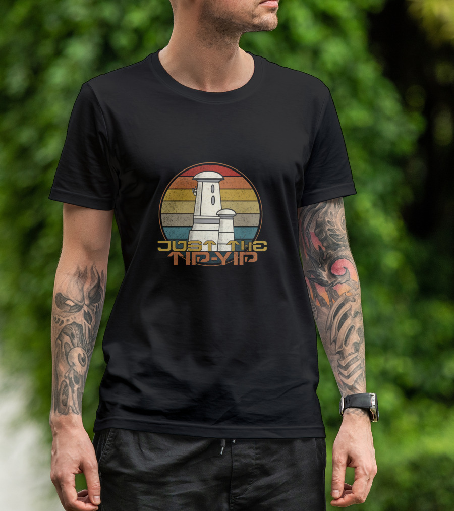 Just The Tip Yip Vintage Sunset Towers T-Shirt