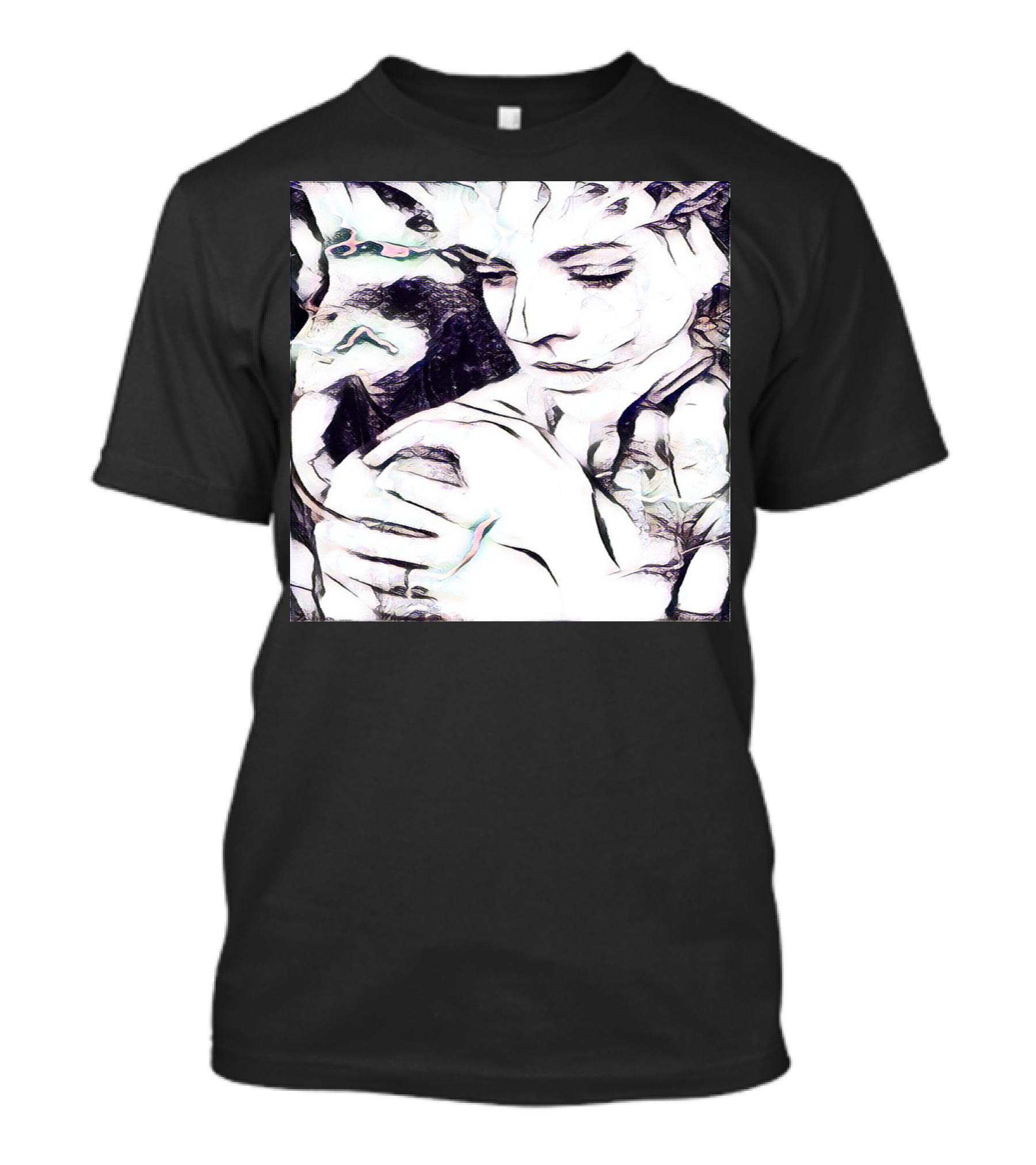 Lookatlonely Ethereal Dreamlike Embrace Artistry T-Shirt