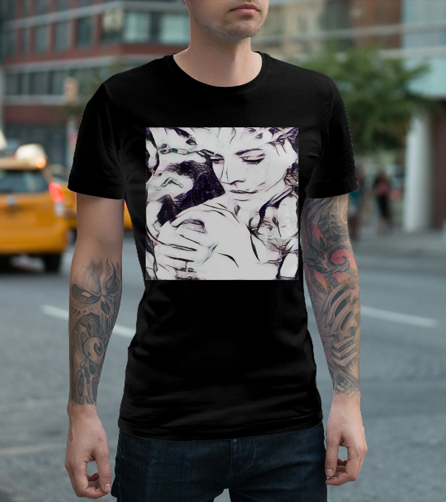 Lookatlonely Ethereal Dreamlike Embrace Artistry T-Shirt