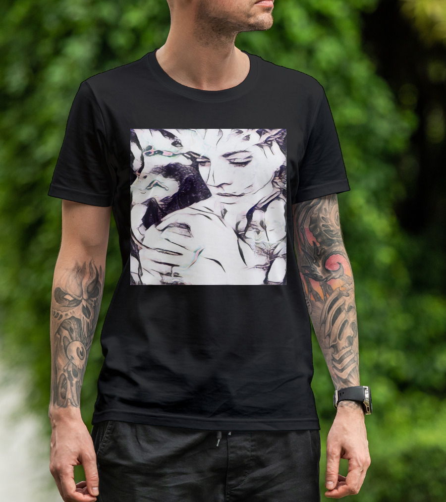 Lookatlonely Ethereal Dreamlike Embrace Artistry T-Shirt