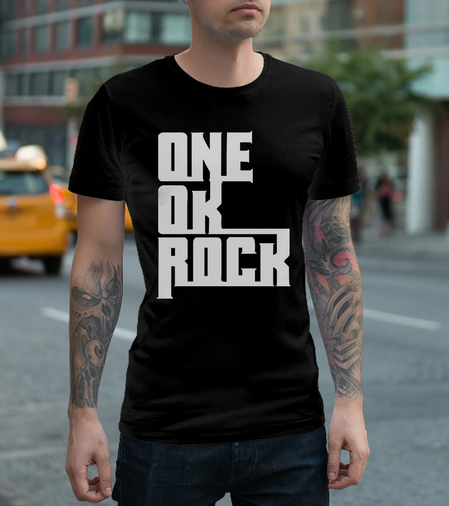 One Ok Rock Band Merchandise Text T-Shirt