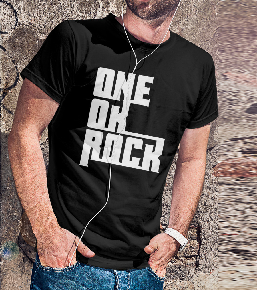 One Ok Rock Band Merchandise Text T-Shirt