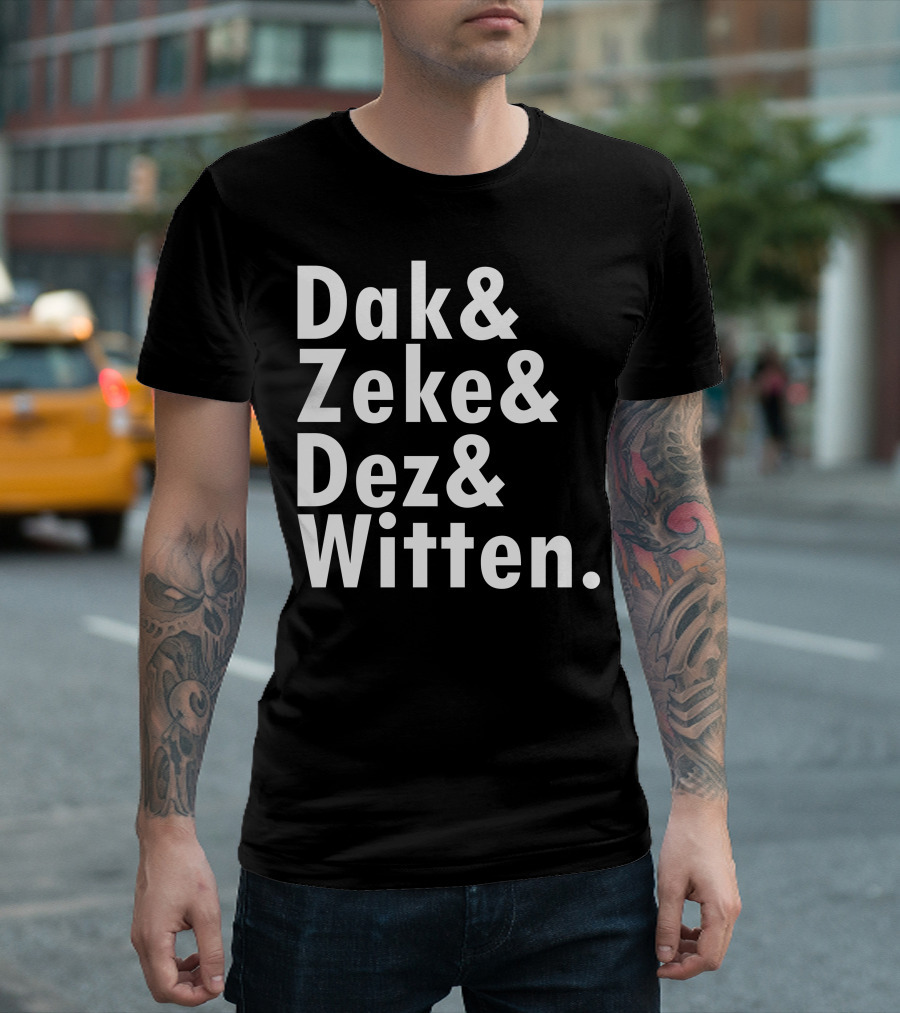 Dak Zeke Dez Witten Football Legends T-Shirt