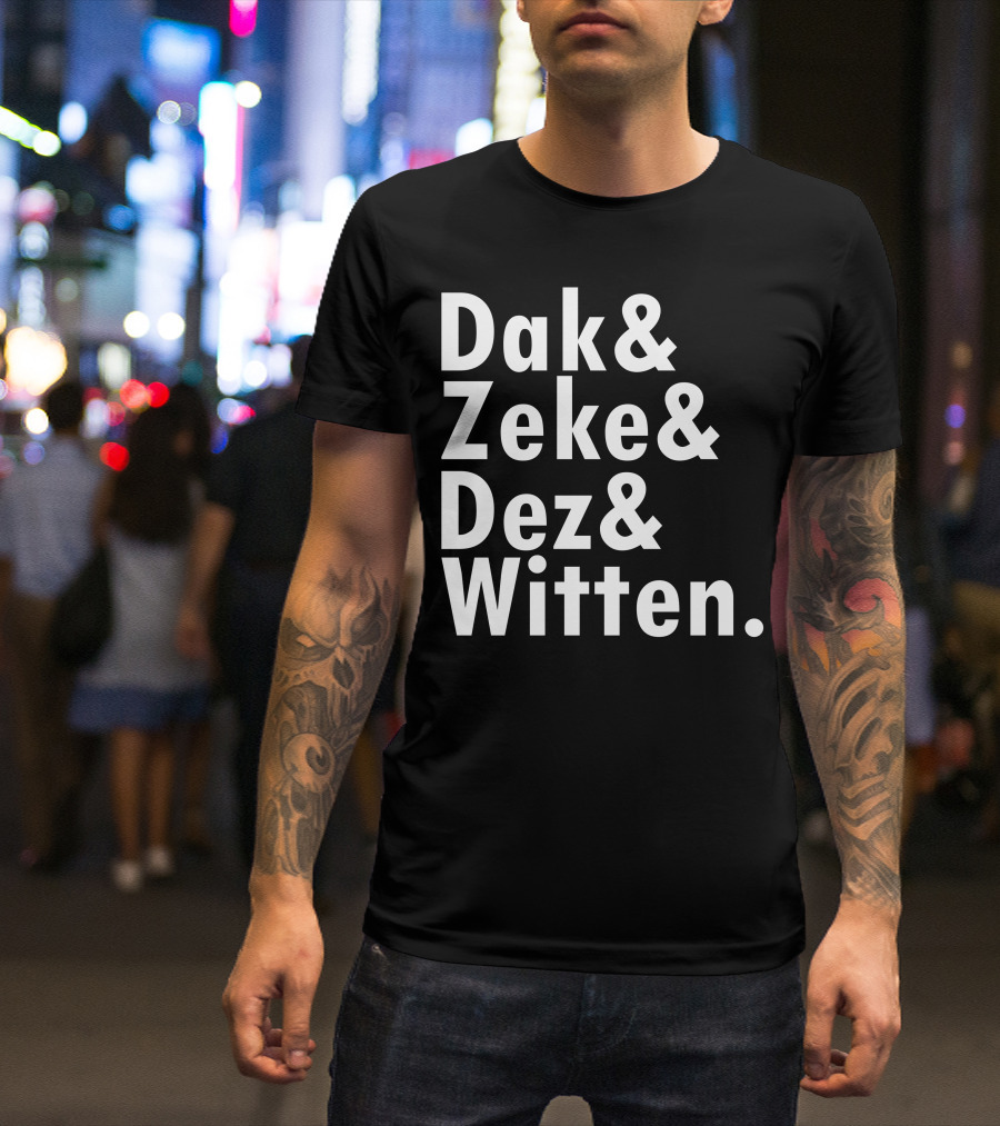 Dak Zeke Dez Witten Football Legends T-Shirt