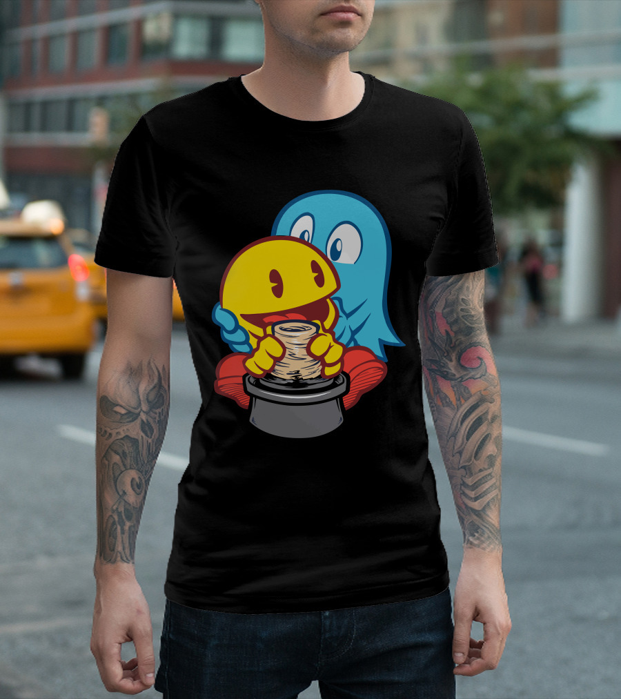 Ghost Magic Ceramic Wheel Hug T-Shirt