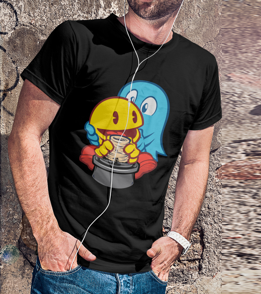 Ghost Magic Ceramic Wheel Hug T-Shirt